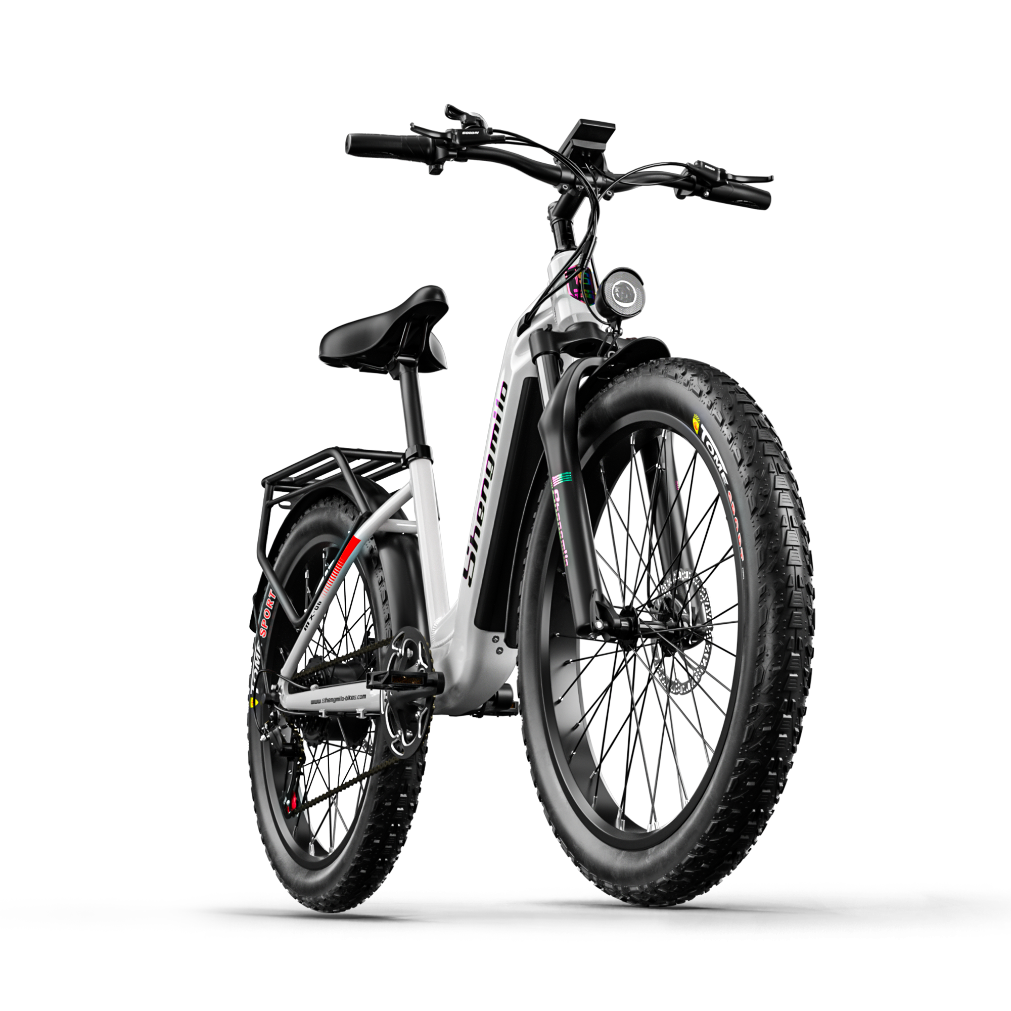 Shengmilo MX06 Bicicleta elétrica com quadro baixo 48V 17.5AH bateria SAMSUNG autonomia de 90KM