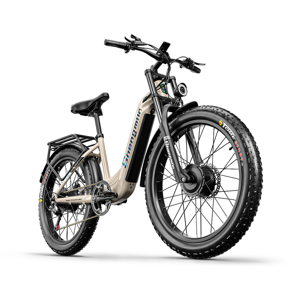Shengmilo S700 Bicicleta Elétrica com Duplo Motor 1000W*2 e Bateria Samsung 17.5Ah