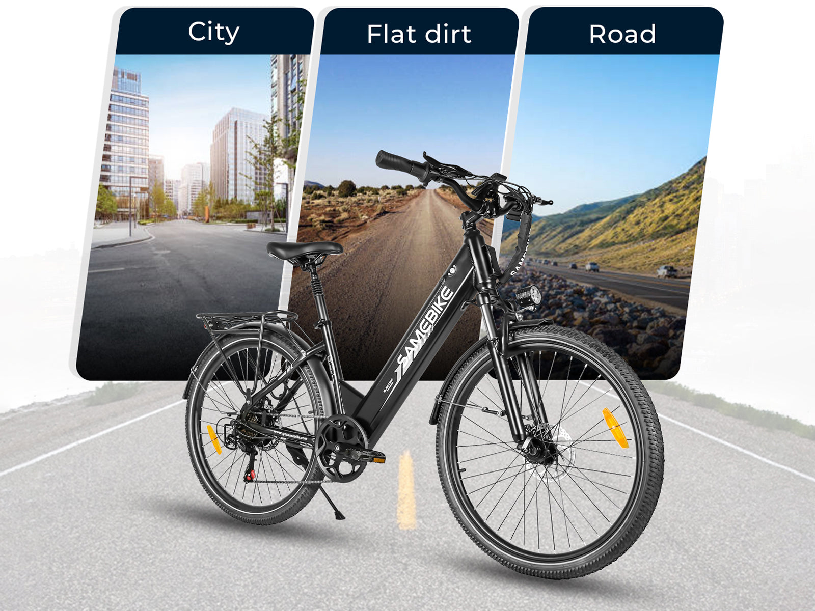 RS-A01 Pro-T Bicicleta Elétrica Urbana