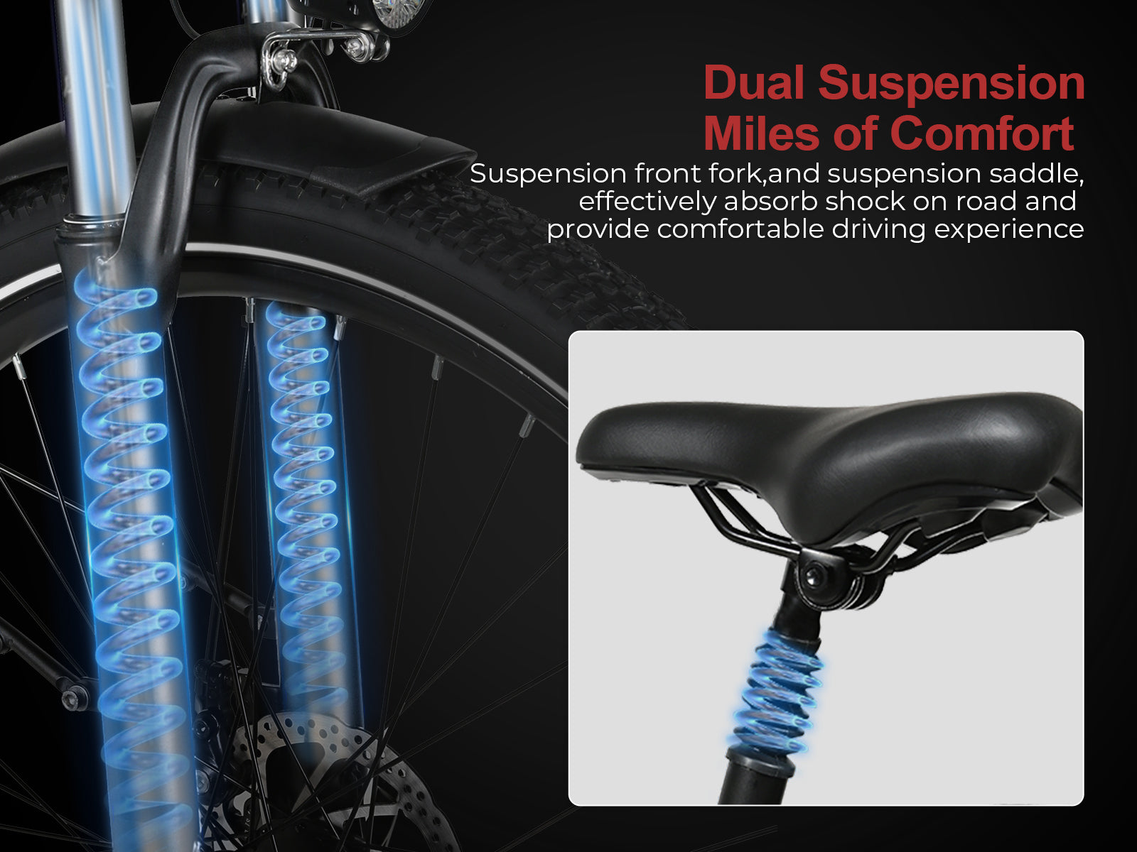 RS-A01 Pro-T Bicicleta Elétrica Urbana