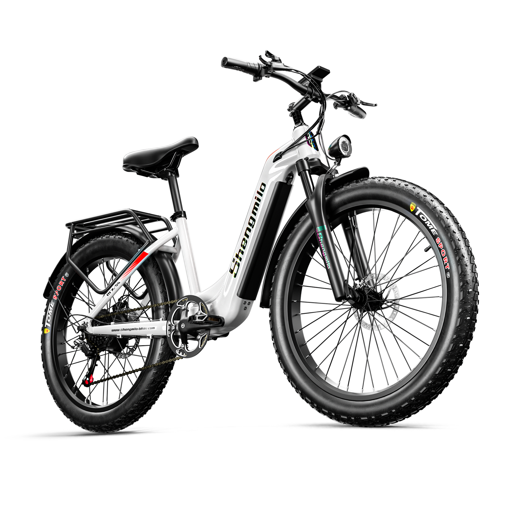 Shengmilo MX06 Bicicleta elétrica com quadro baixo 48V 17.5AH bateria SAMSUNG autonomia de 90KM