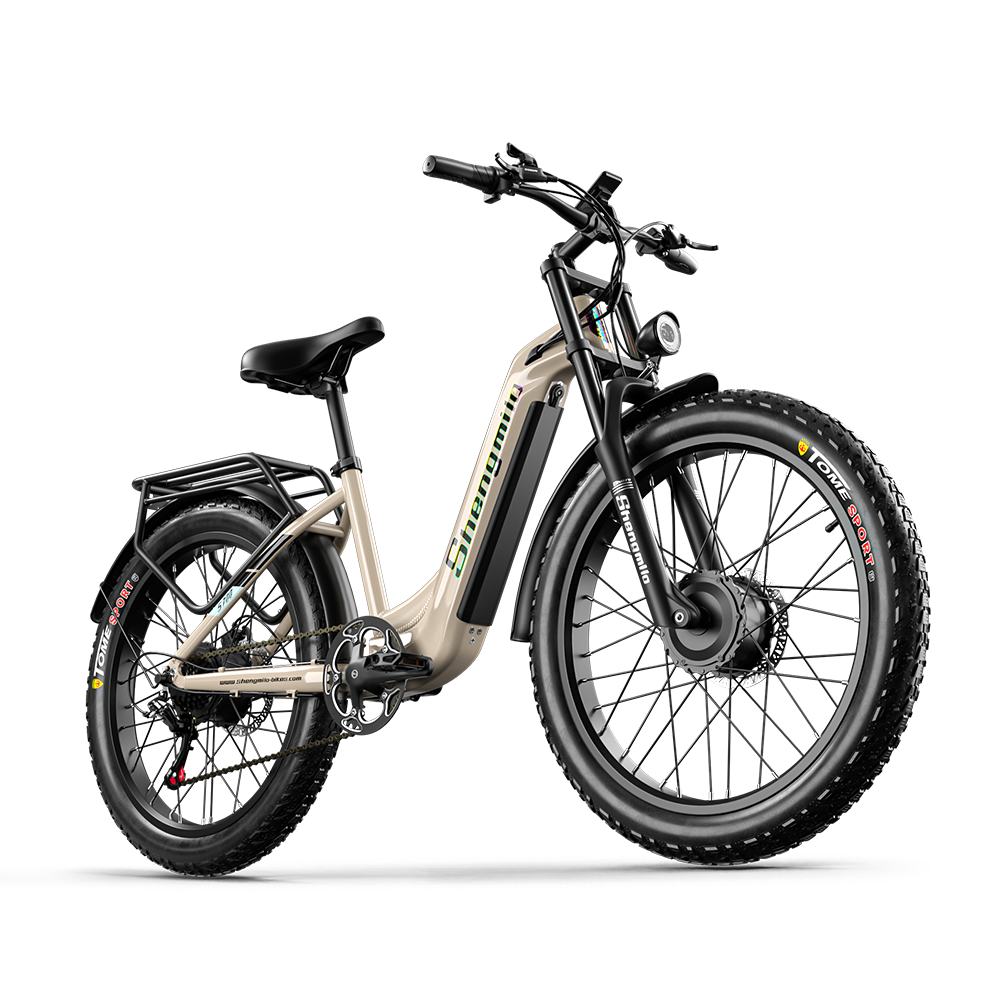 Shengmilo S700 Bicicleta Elétrica com Duplo Motor 1000W*2 e Bateria Samsung 17.5Ah