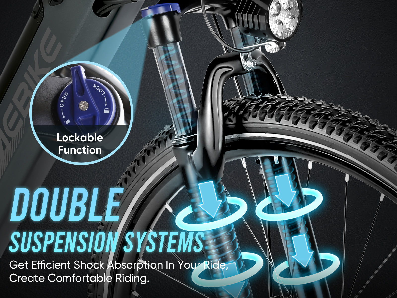 RS-A01 Bicicleta Elétrica de Comutador Masculina