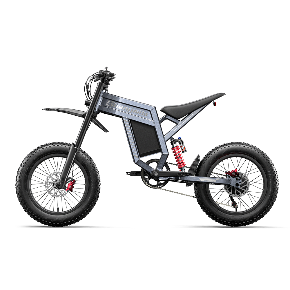 Bicicleta Elétrica Shengmilo S900 com Potência de 1500W e Bateria Duradoura de 60V 30Ah