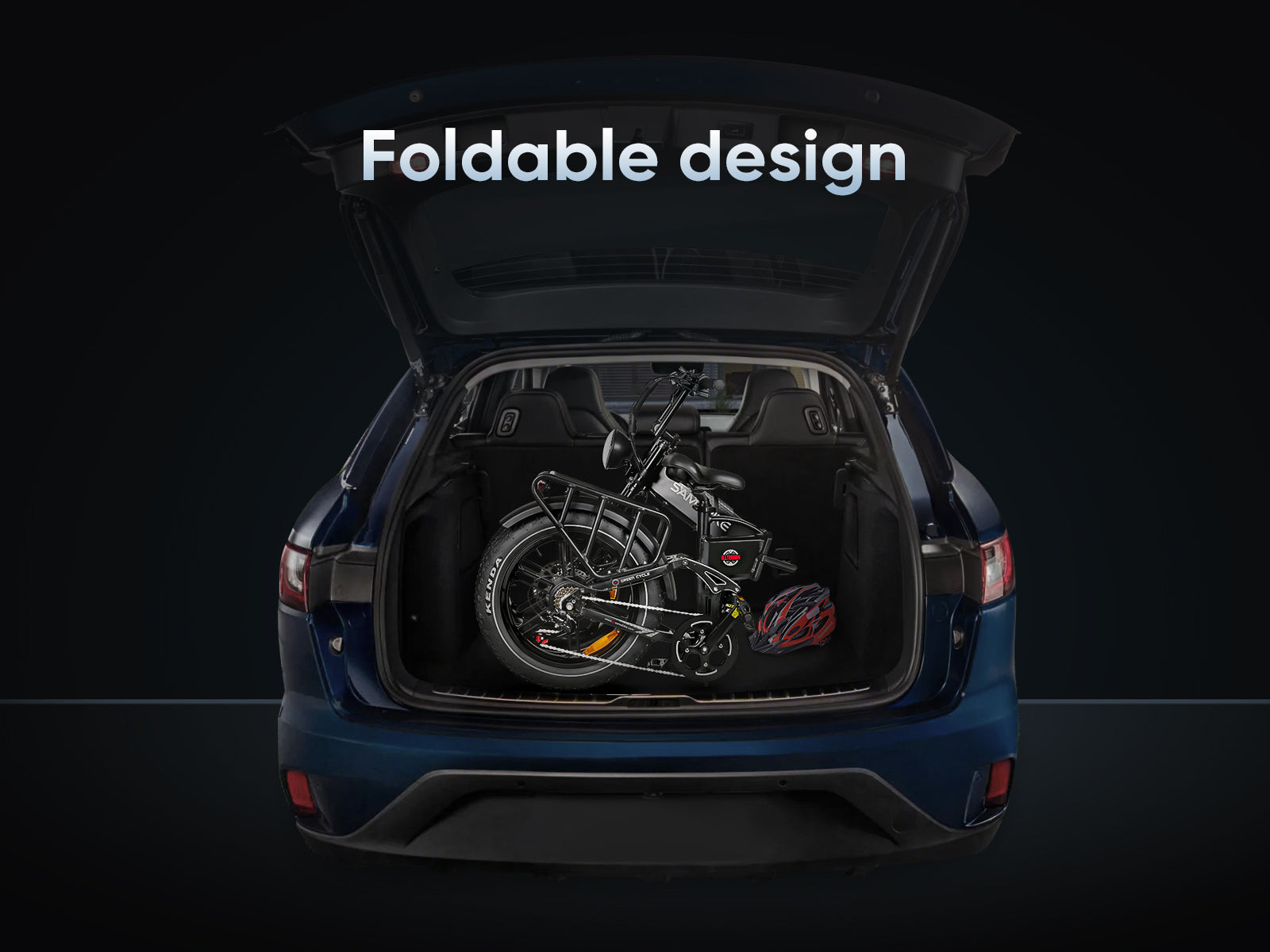 RS-A02 Bicicleta Elétrica Dobrável Todo-o-Terreno