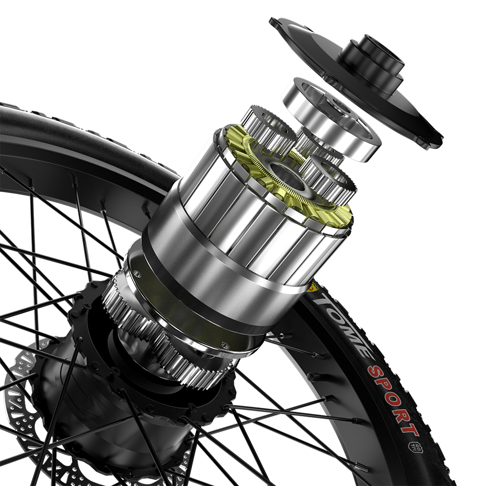 Shengmilo S600 Bicicleta Elétrica de Duplo Motor 2000W