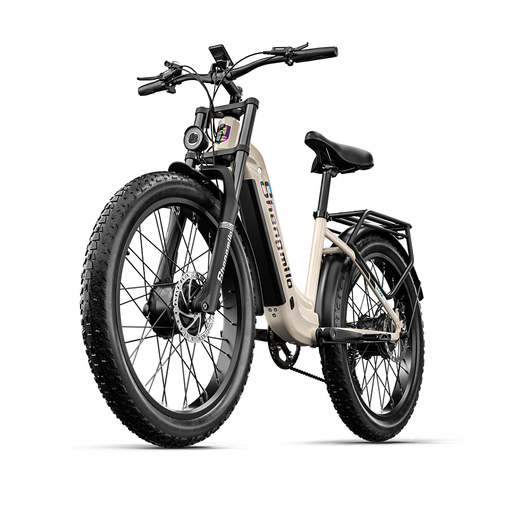 Shengmilo S700 Bicicleta Elétrica com Duplo Motor 1000W*2 e Bateria Samsung 17.5Ah