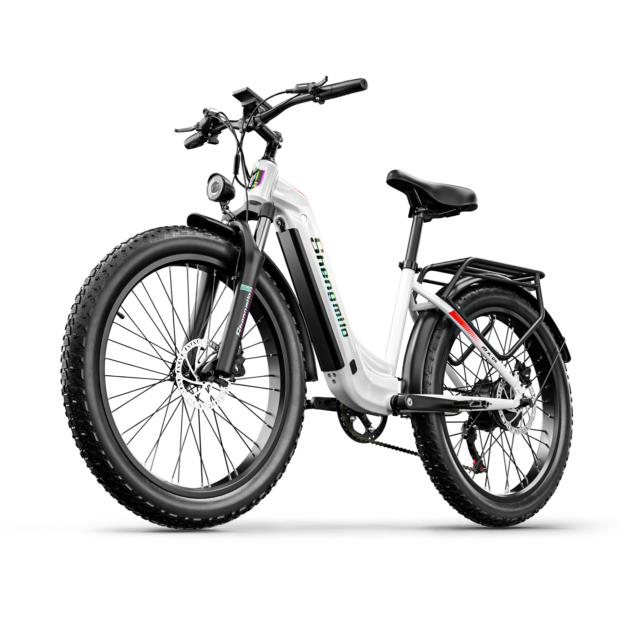 Shengmilo MX06 Bicicleta elétrica com quadro baixo 48V 17.5AH bateria SAMSUNG autonomia de 90KM