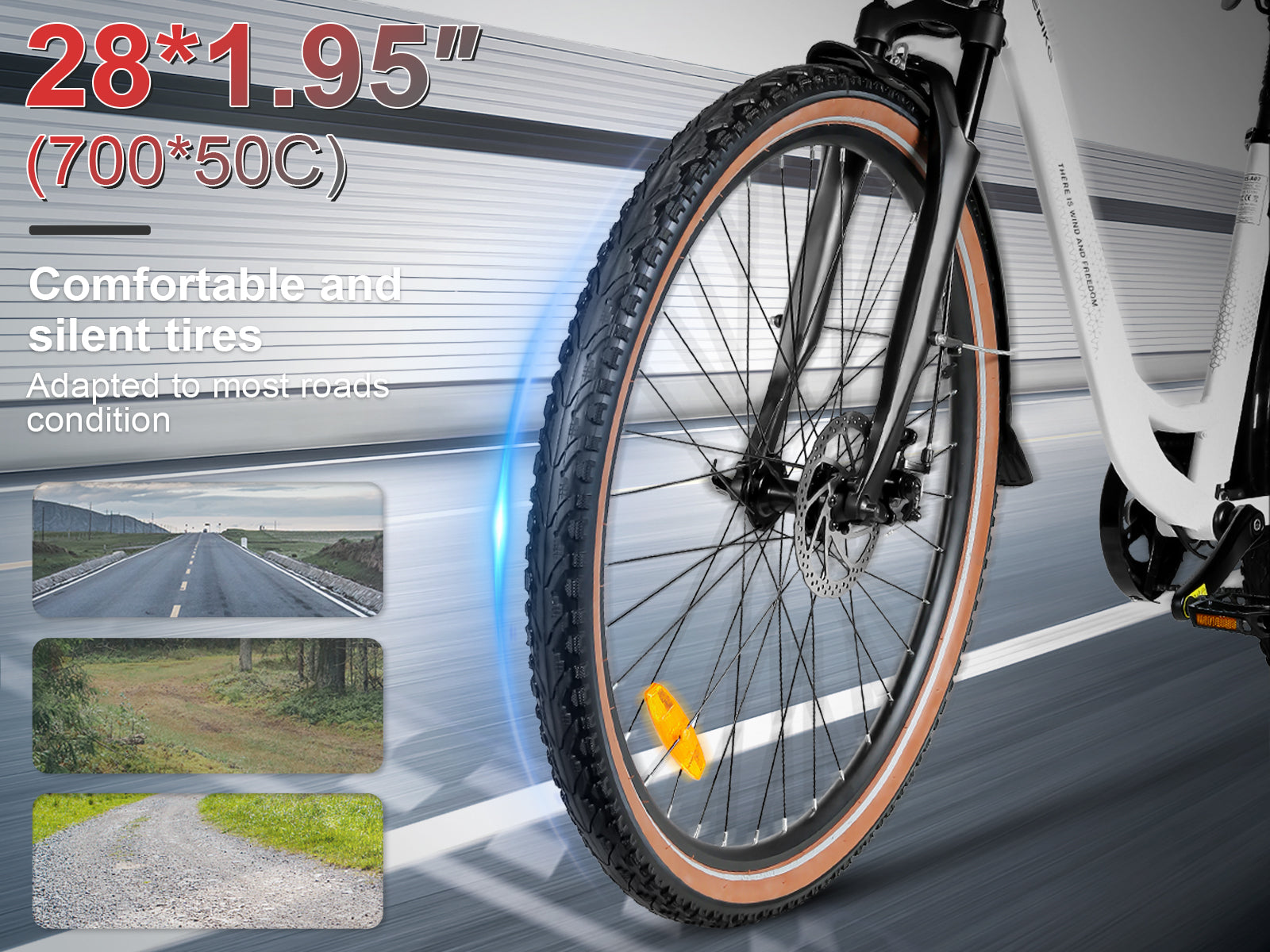 RS-A07 Bicicleta Elétrica de Lazer Urbana Potente