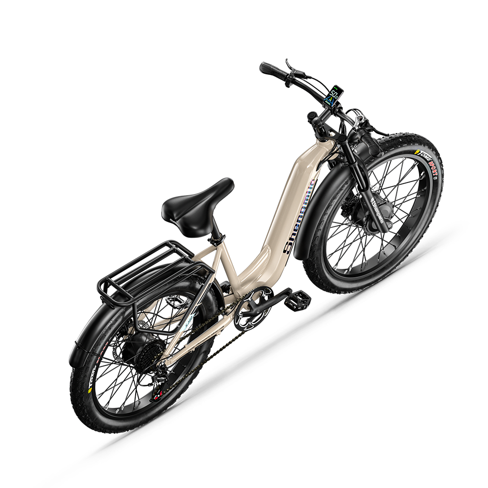 Shengmilo S700 Bicicleta Elétrica com Duplo Motor 1000W*2 e Bateria Samsung 17.5Ah