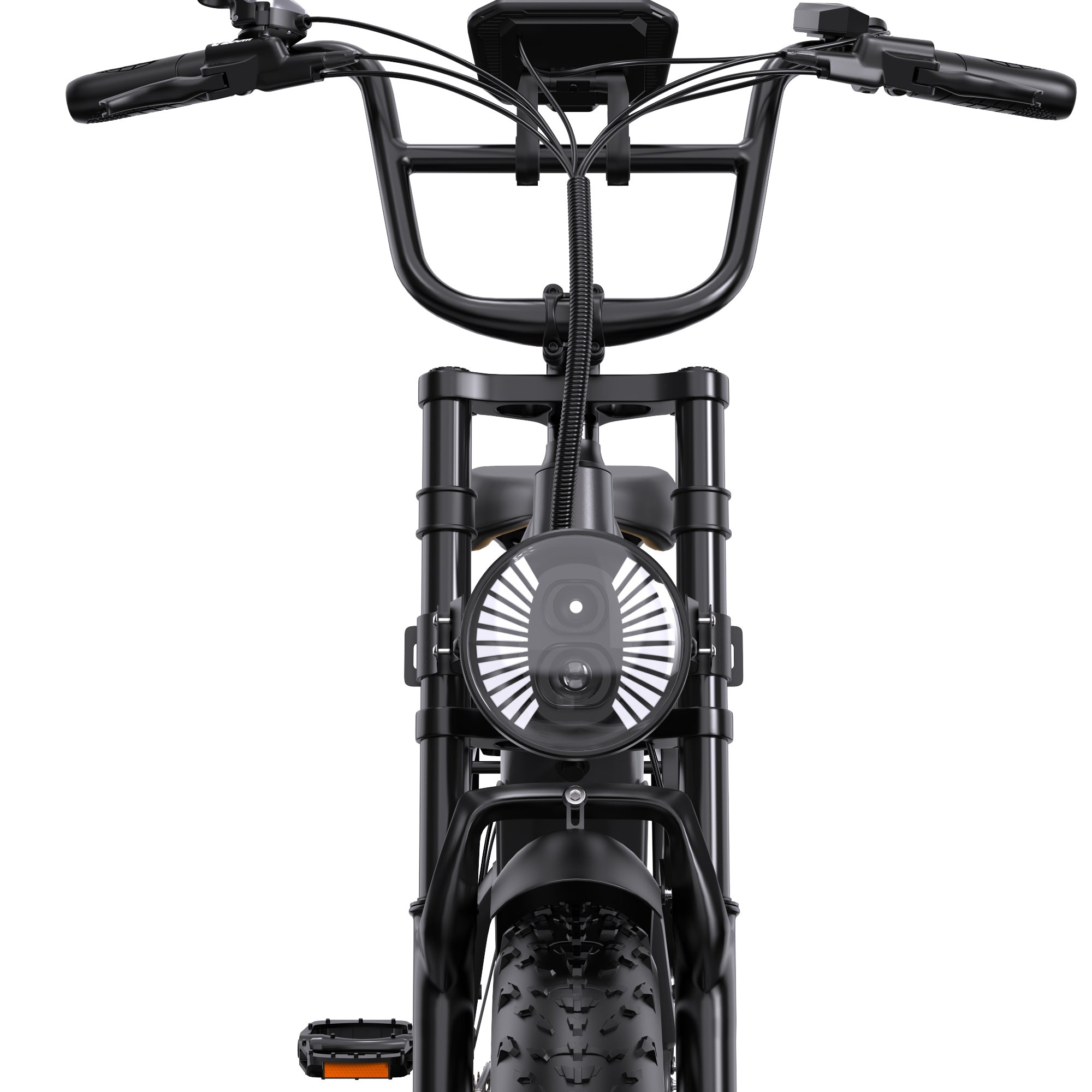 ONESPORT OT08PRO 20" Full Suspension Fat Tire Electric Bike 500W Motor 48V 18Ah*2 Dual Battery