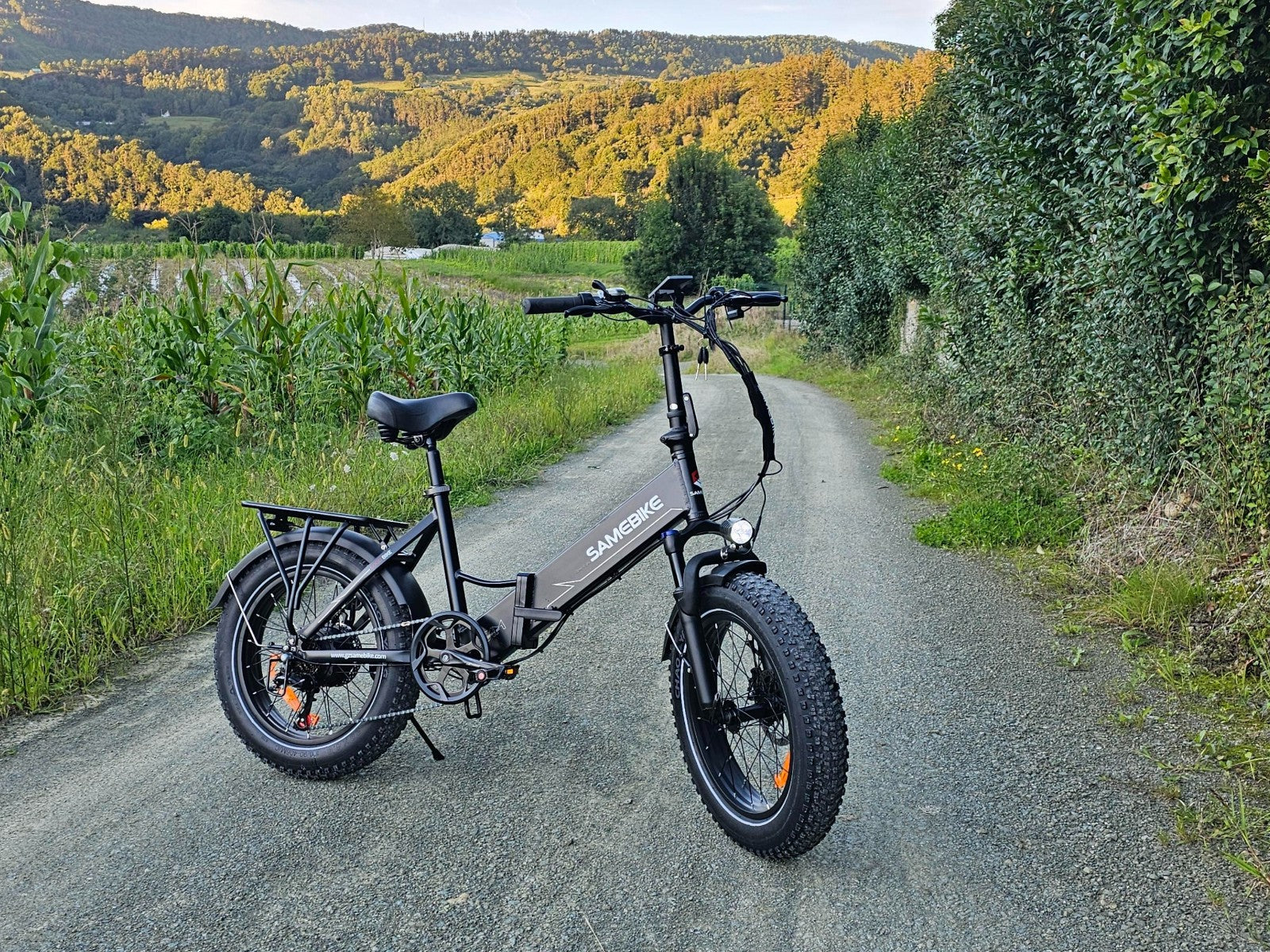 LOTDM200-II Bicicleta Elétrica Dobrável com Quadro Rebaixado