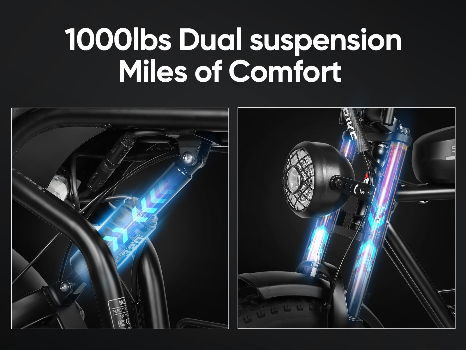 M20 Bicicleta Elétrica 1000W