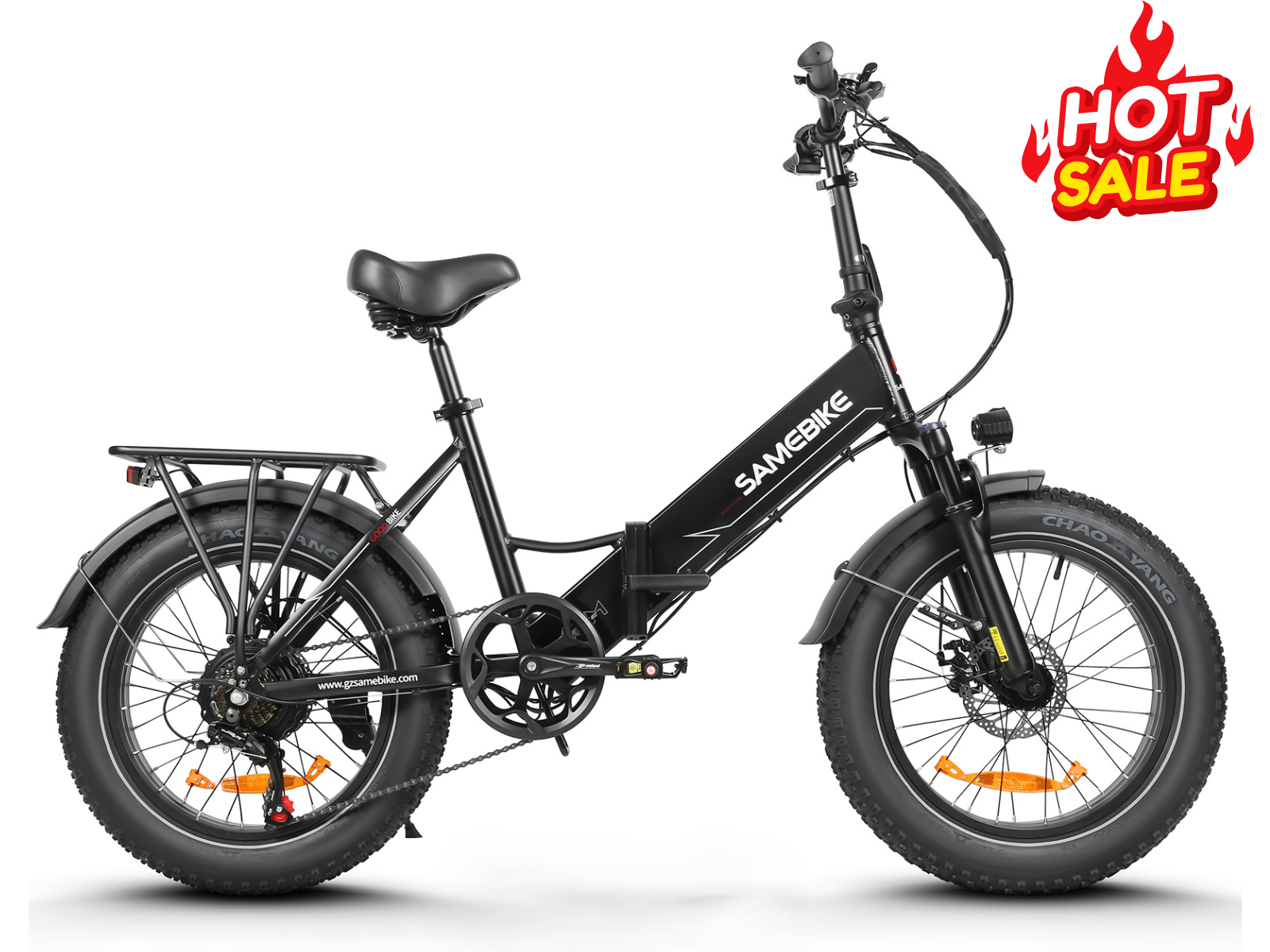 LOTDM200-II Bicicleta Elétrica Dobrável com Quadro Rebaixado