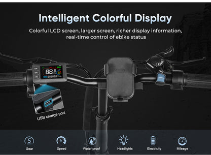 CY20 Bicicleta Elétrica Portátil para Deslocações