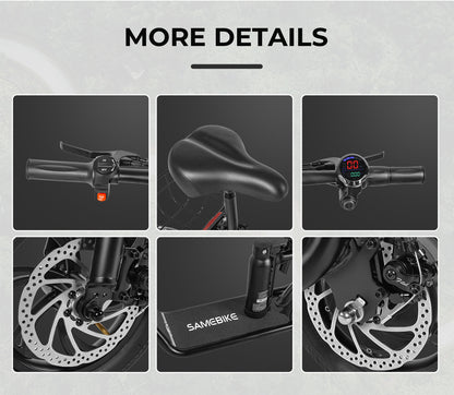 SM-C01 Trotinete Elétrica Dobrável Com Assento