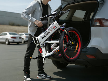 LO26 Plus Bicicleta Elétrica Dobrável com Pneus Grossos