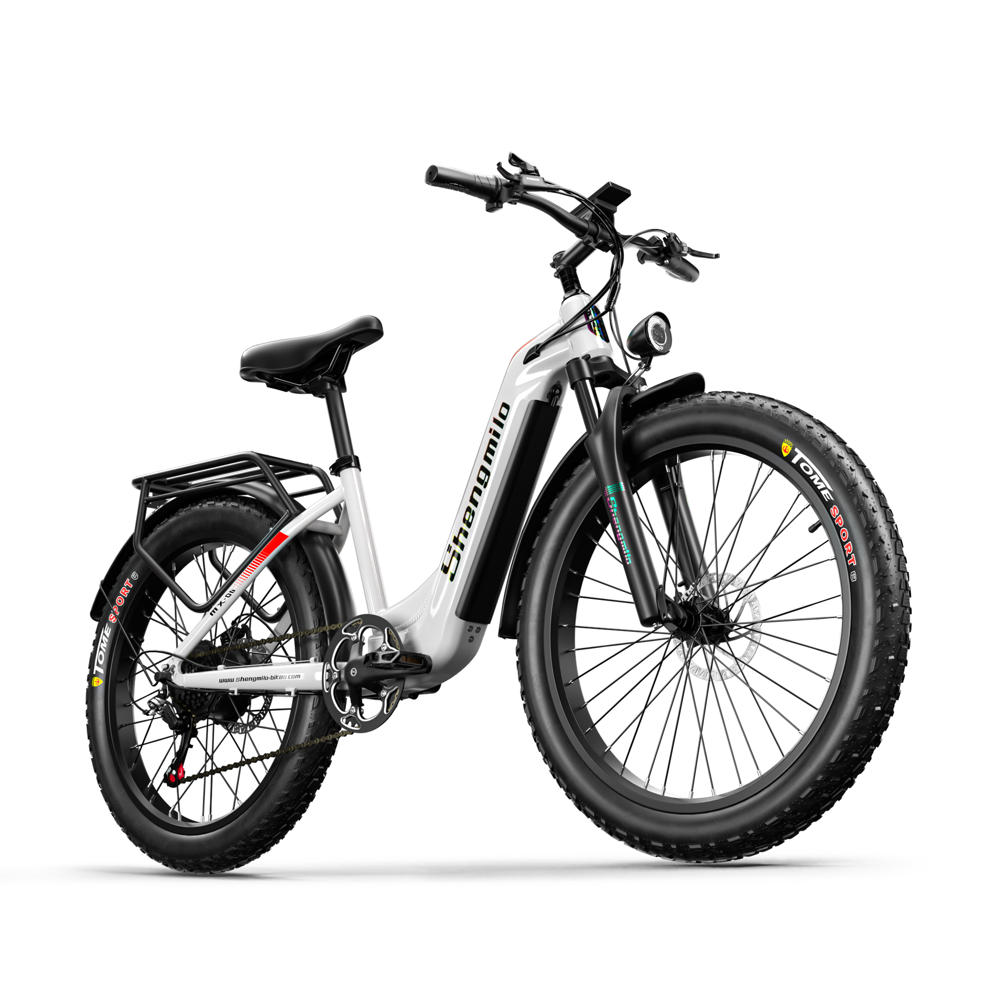 Shengmilo MX06 Bicicleta elétrica com quadro baixo 48V 17.5AH bateria SAMSUNG autonomia de 90KM