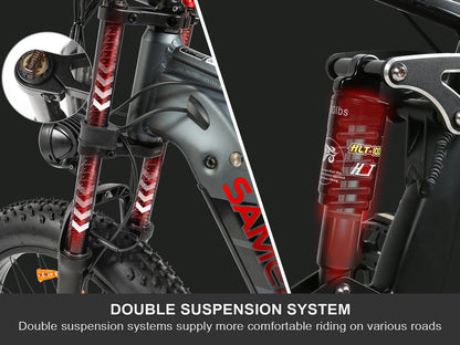 RSA08-II Bicicleta Elétrica Todo-o-Terreno 1000W