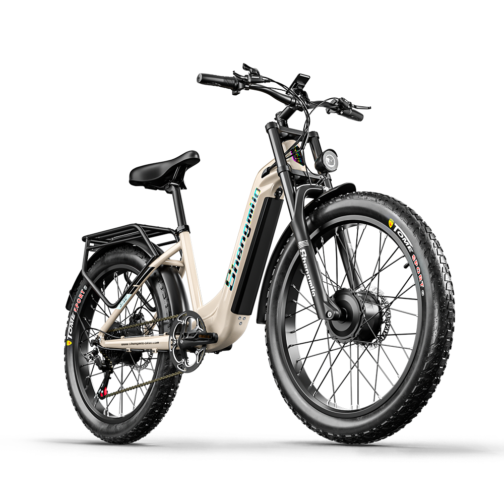 Shengmilo S700 Bicicleta Elétrica com Duplo Motor 1000W*2 e Bateria Samsung 17.5Ah