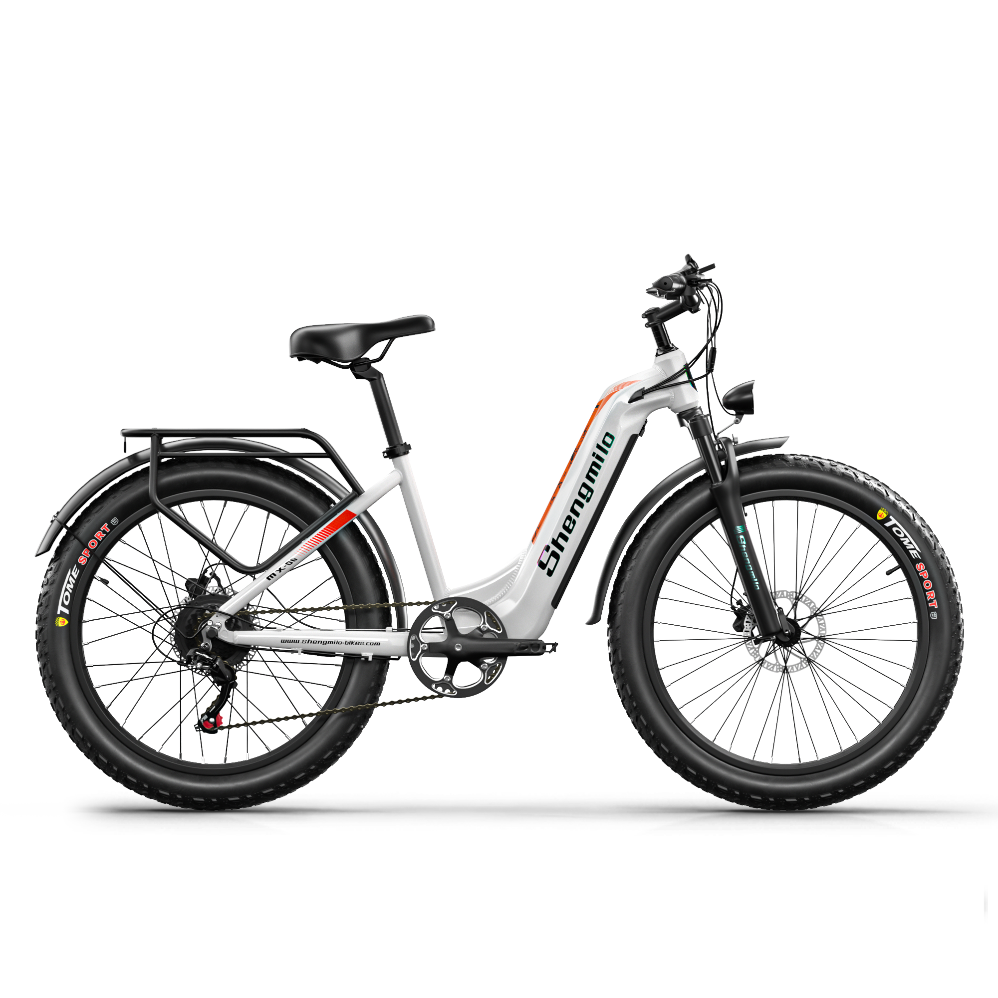 Shengmilo MX06 Bicicleta elétrica com quadro baixo 48V 17.5AH bateria SAMSUNG autonomia de 90KM