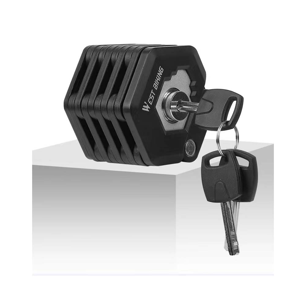 Elektryczny rower zamek antykradzieżowy składany łańcuchowy zamek antykradzieżowy przenośny anty-hydrauliczny nożycowy