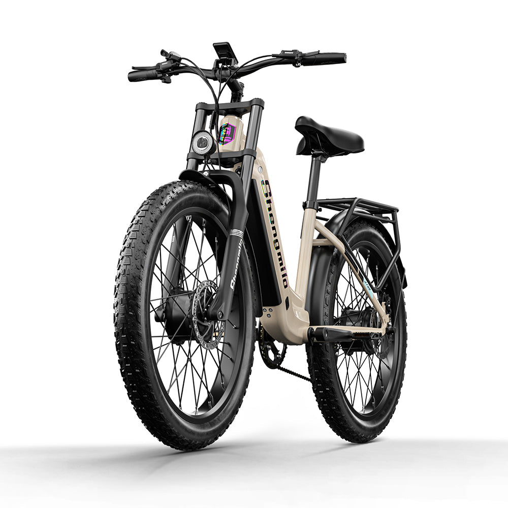 Shengmilo S700 Bicicleta Elétrica com Duplo Motor 1000W*2 e Bateria Samsung 17.5Ah