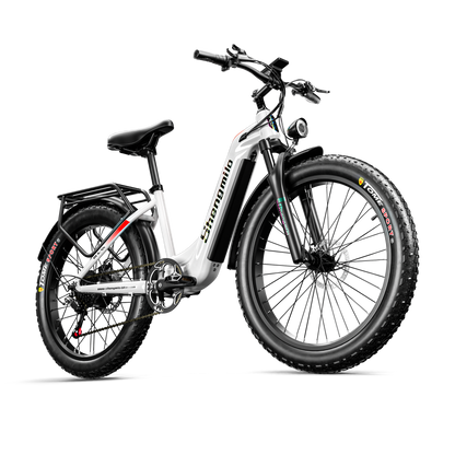 Shengmilo MX06 Bicicleta elétrica com quadro baixo 48V 17.5AH bateria SAMSUNG autonomia de 90KM