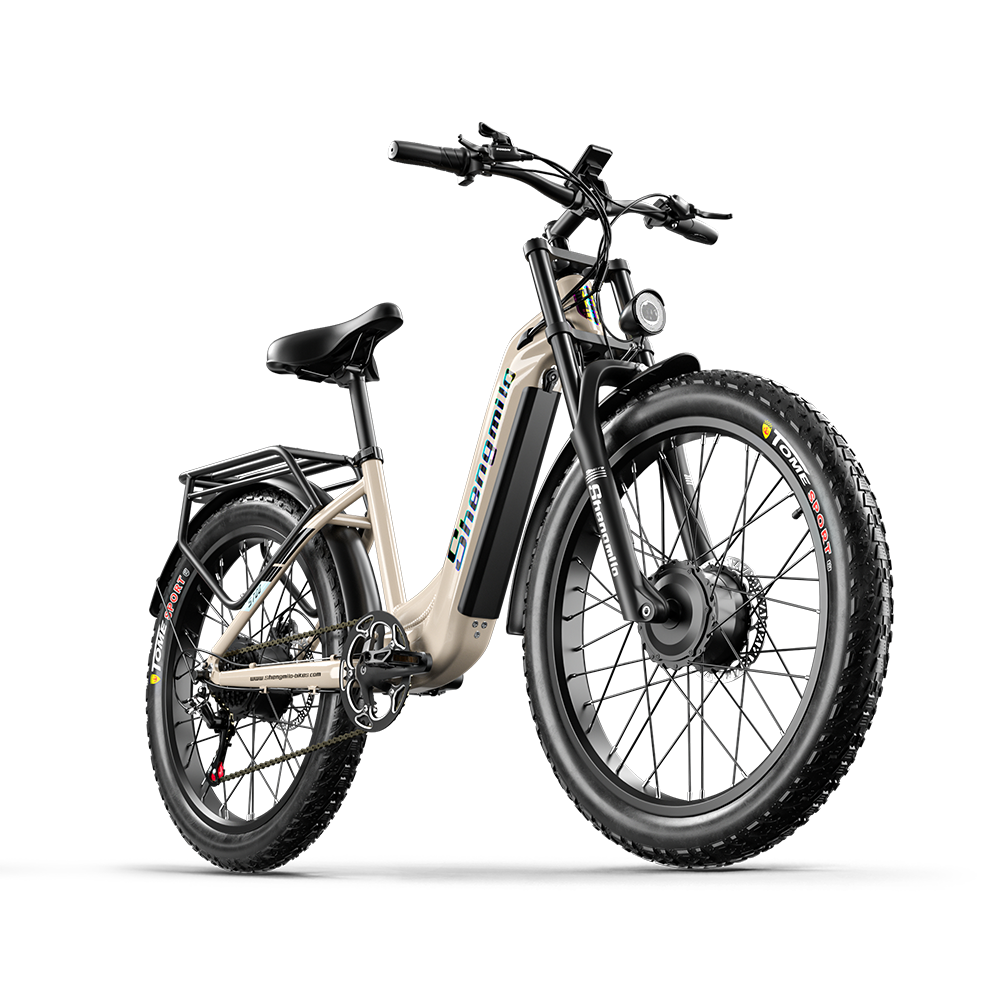 Shengmilo S700 Bicicleta Elétrica com Duplo Motor 1000W*2 e Bateria Samsung 17.5Ah