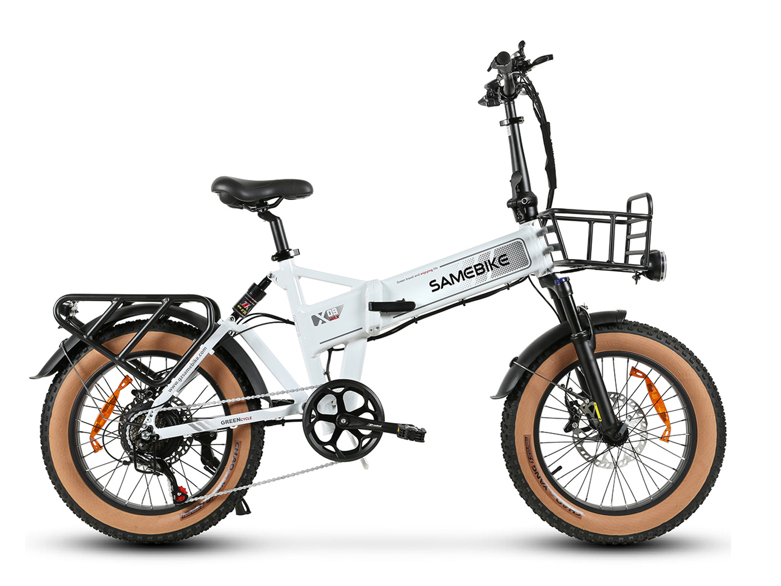 XWLX09-II 1000W Bicicleta Elétrica de Montanha com Pneus Grossos