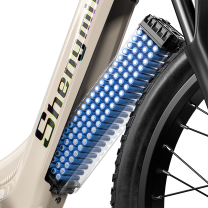 Shengmilo S700 Bicicleta Elétrica com Duplo Motor 1000W*2 e Bateria Samsung 17.5Ah