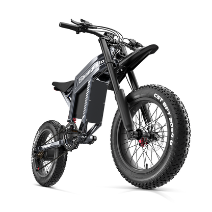 Bicicleta Elétrica Shengmilo S900 com Potência de 1500W e Bateria Duradoura de 60V 30Ah
