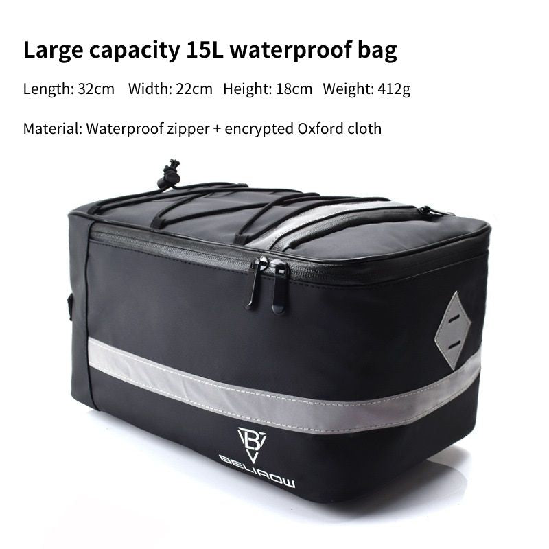 Mjuk bakre sadelväska