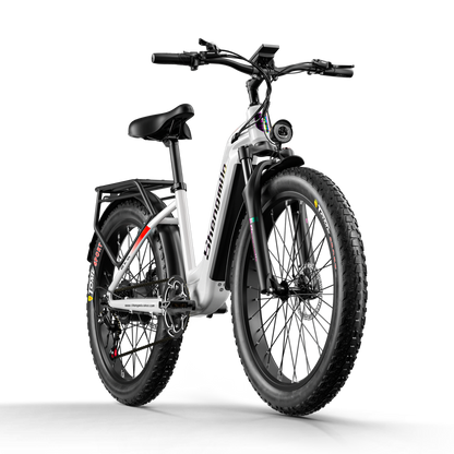 Shengmilo MX06 Bicicleta elétrica com quadro baixo 48V 17.5AH bateria SAMSUNG autonomia de 90KM