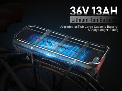 RS-A07 Bicicleta Elétrica de Lazer Urbana Potente