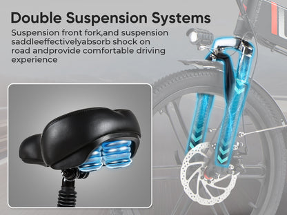 20LVXD30-II Bicicleta Elétrica Mini Dobrável