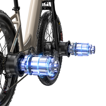 Shengmilo S700 Bicicleta Elétrica com Duplo Motor 1000W*2 e Bateria Samsung 17.5Ah