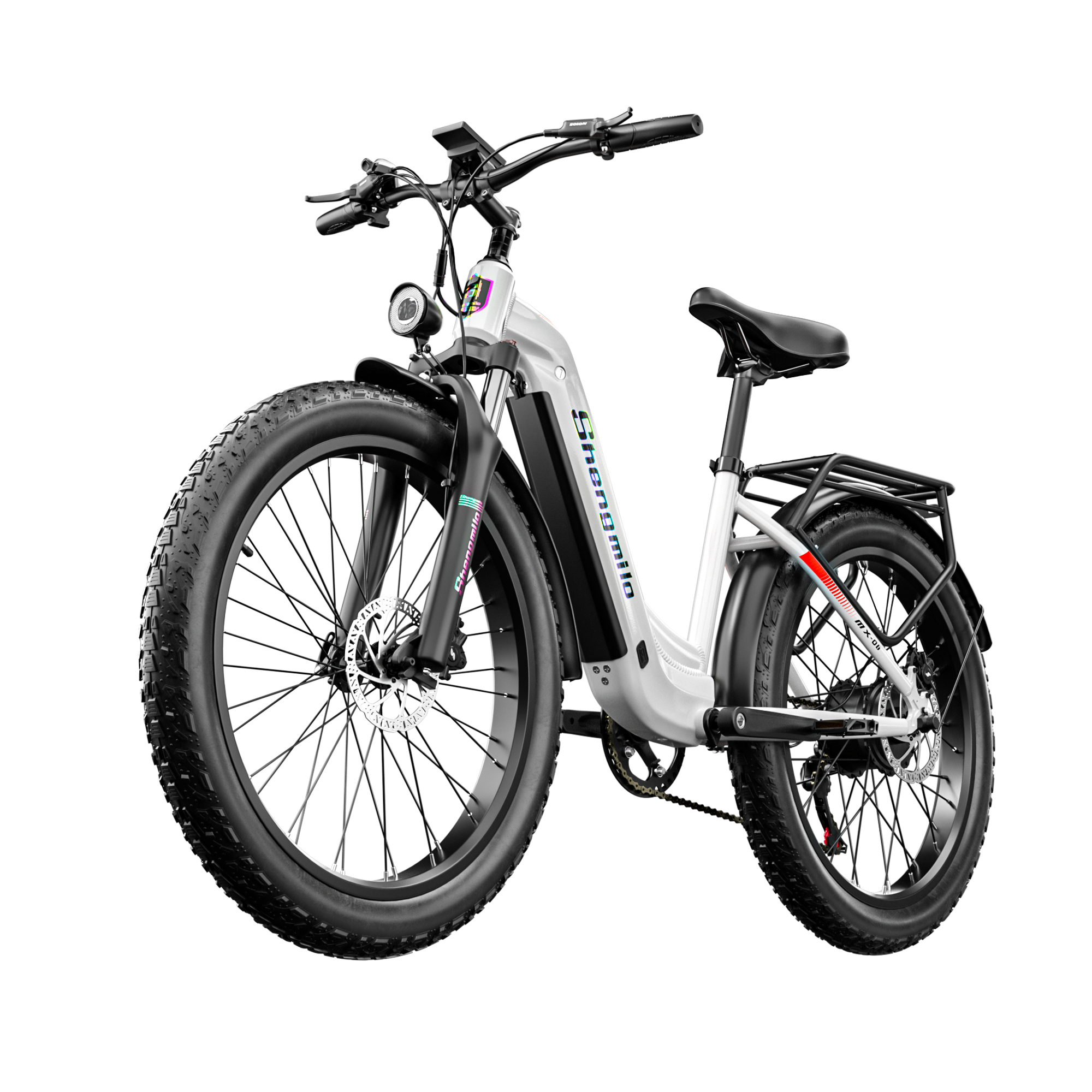Shengmilo MX06 Bicicleta elétrica com quadro baixo 48V 17.5AH bateria SAMSUNG autonomia de 90KM