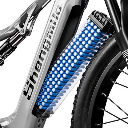 Shengmilo S600 Bicicleta Elétrica de Duplo Motor 2000W