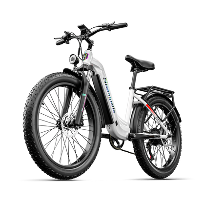 Shengmilo MX06 Bicicleta elétrica com quadro baixo 48V 17.5AH bateria SAMSUNG autonomia de 90KM
