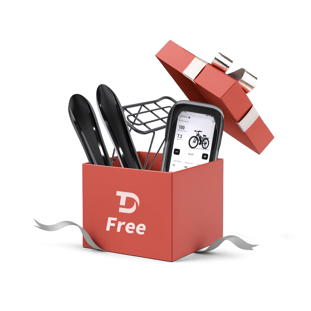 Pack vélo (cadeaux gratuits à l'achat d'un vélo électrique, comprenant des garde-boue et un sac porte-téléphone)