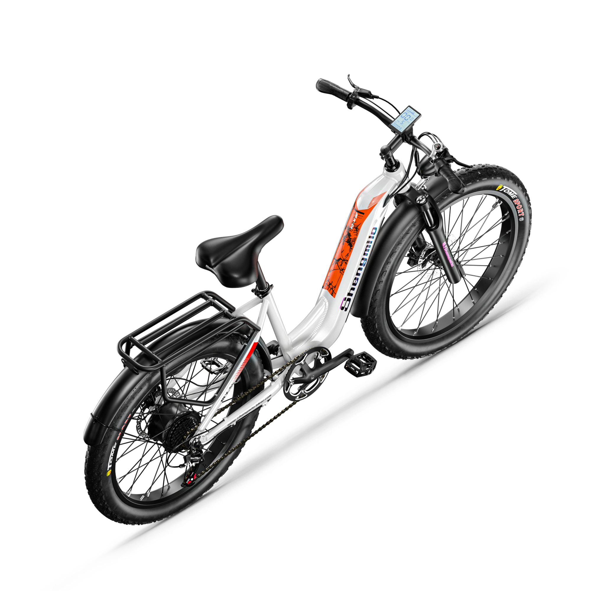 Shengmilo MX06 Bicicleta elétrica com quadro baixo 48V 17.5AH bateria SAMSUNG autonomia de 90KM