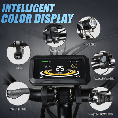 RS-A01 Plus Bicicleta Elétrica Urbana