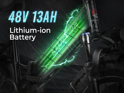 LOTDM200-II Bicicleta Elétrica Dobrável com Quadro Rebaixado