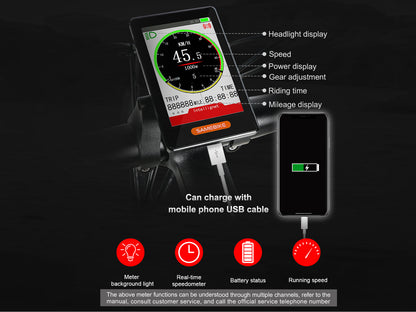 LO26-II-YD Travão Hidráulico Dobrável Ebike