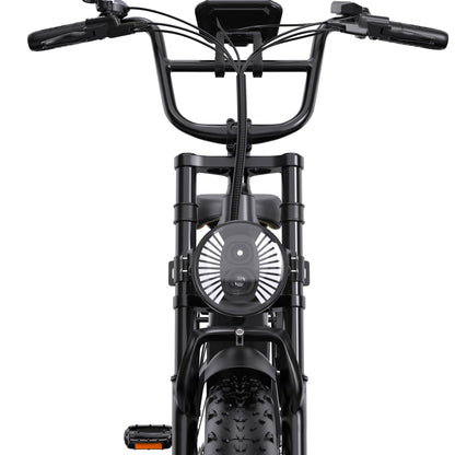 ONESPORT OT08PRO 20" Full Suspension Fat Tire Electric Bike 500W  Motor 48V 18Ah*2 Dual Battery