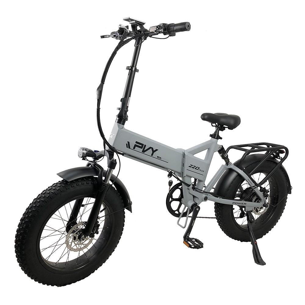 PVY Z20 Plus 20" Fat Tire Electric Folding  Bike 1000W Motor 48V 16.5Ah Battery