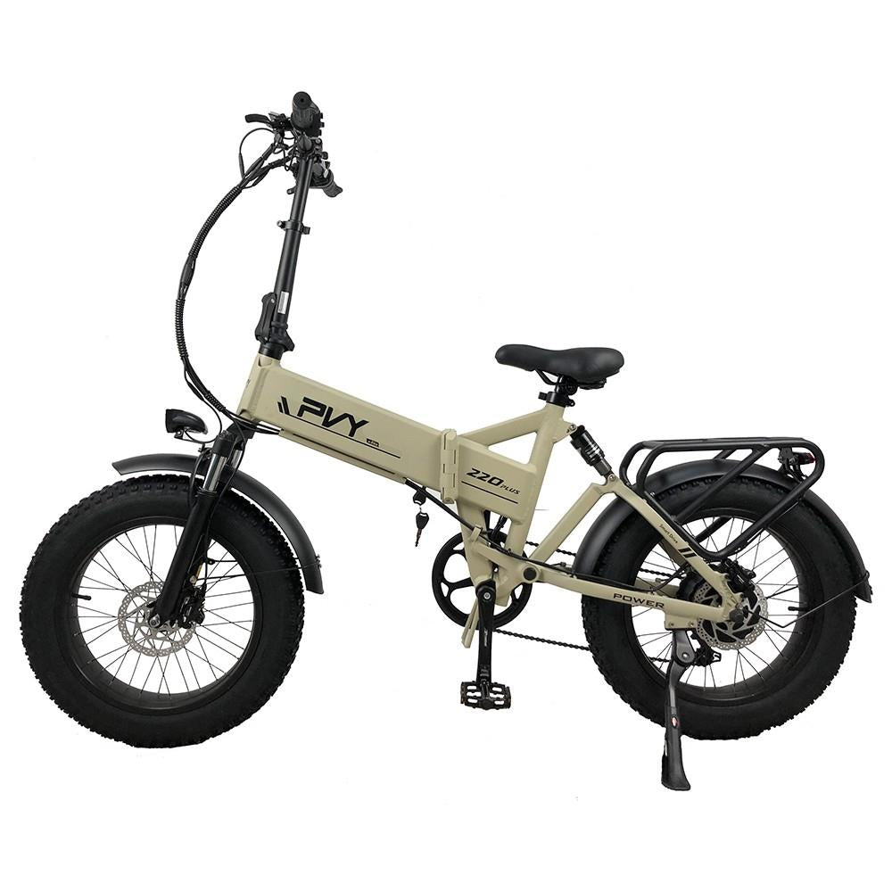 PVY Z20 Plus 20" Fat Tire Electric Folding  Bike 1000W Motor 48V 16.5Ah Battery