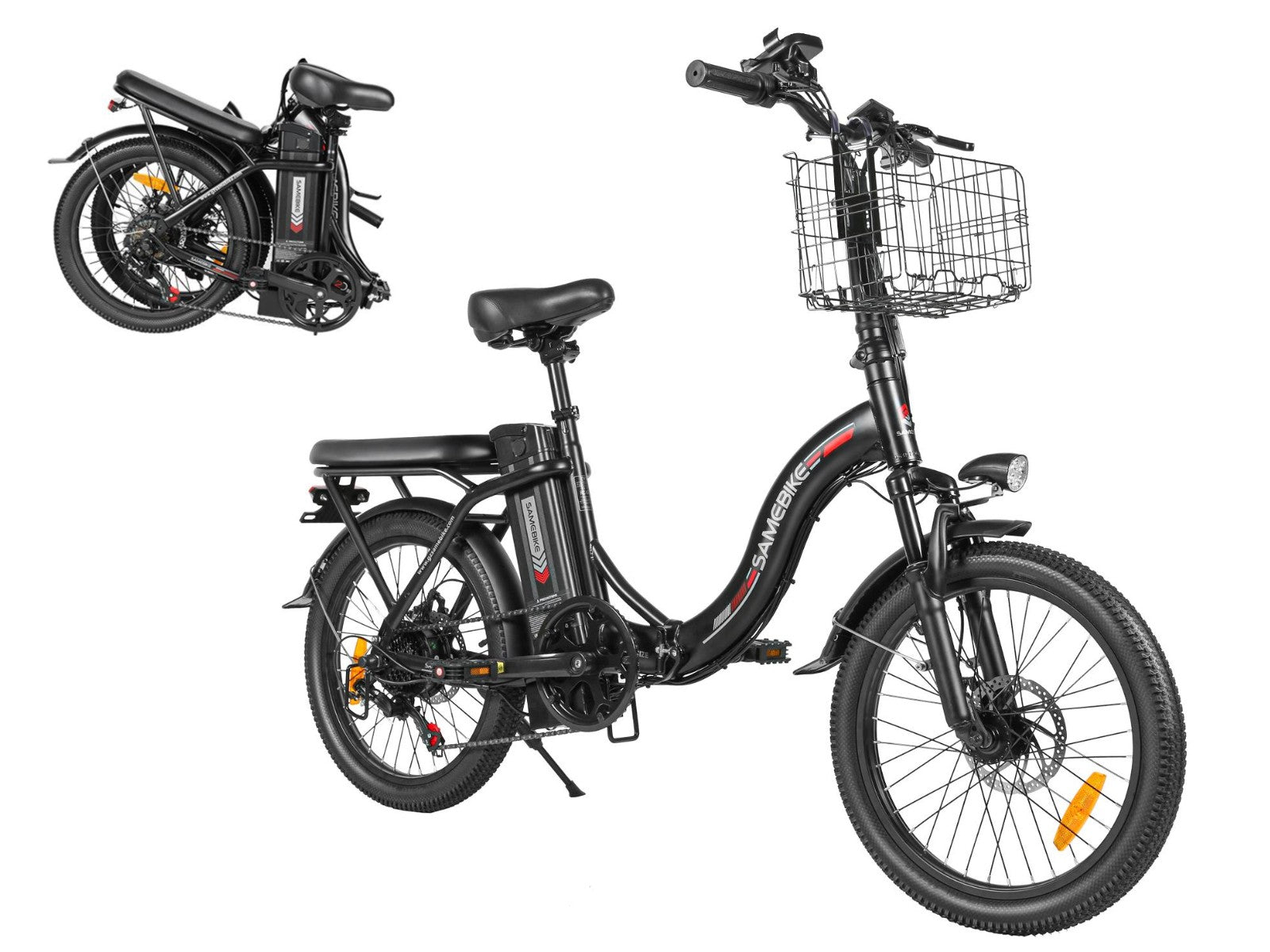 CY20 Bicicleta Elétrica Portátil para Deslocações
