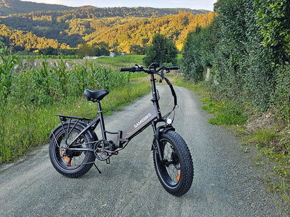 LOTDM200-II Bicicleta Elétrica Dobrável com Quadro Rebaixado